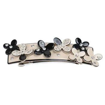 

Hair Ornaments - Rhinestone Hair Barrette for Women Girl Flower Hair Clip Accessories - Fashion Hair Jewelry for Everyday Tiara