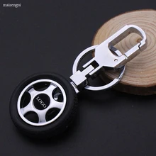 Имитация ротационной шины, автомобильный брелок с логотипом, мужская кожаная подвеска на талию, брелок для ключей, брелок для Toyota, BMW, Audi, аксессуары для mercedes