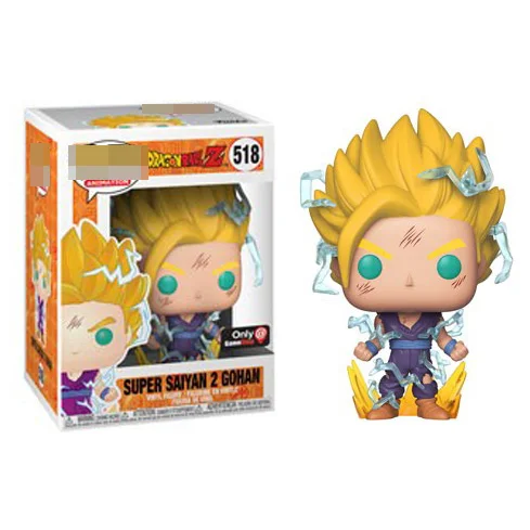Поп-музыки! Dragon Ball Z Gohan экшн-фигурка игрушки Супер Саян 2 Гохан с тренировочное снаряжение виниловые куклы Коллекционные детские подарочные игрушки - Цвет: 518 with box