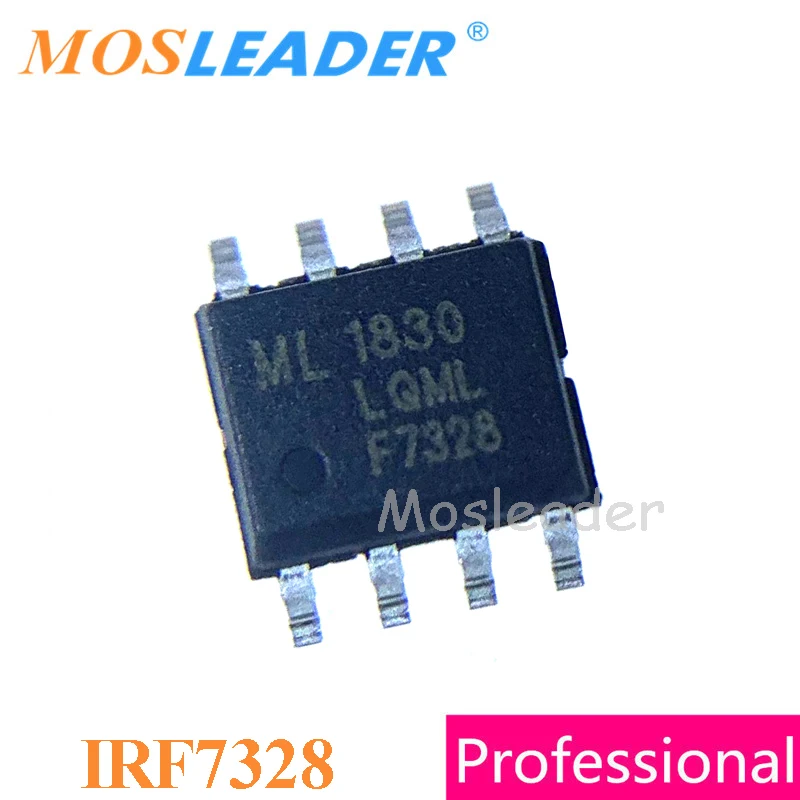 

Mosleader IRF7328 SOP8 Big chip 30V 8A 22mR Small chip 30V 3.5A 60mR High quality Mosfet