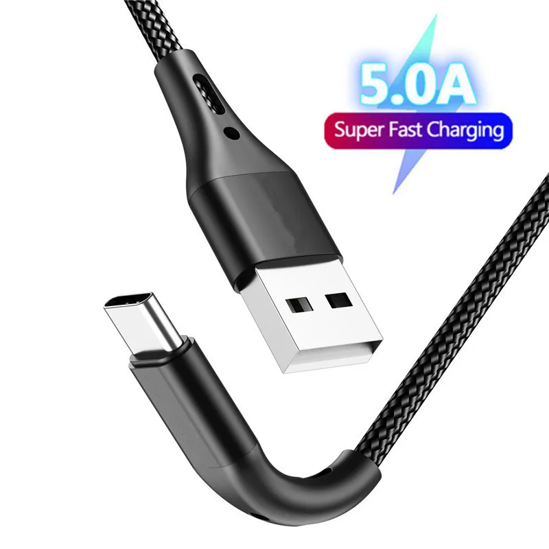 USB-кабель для зарядки и передачи данных 5 А Huawei P30 Honor 20 Pro P Smart Z Xiaomi Samsung LG | Мобильные