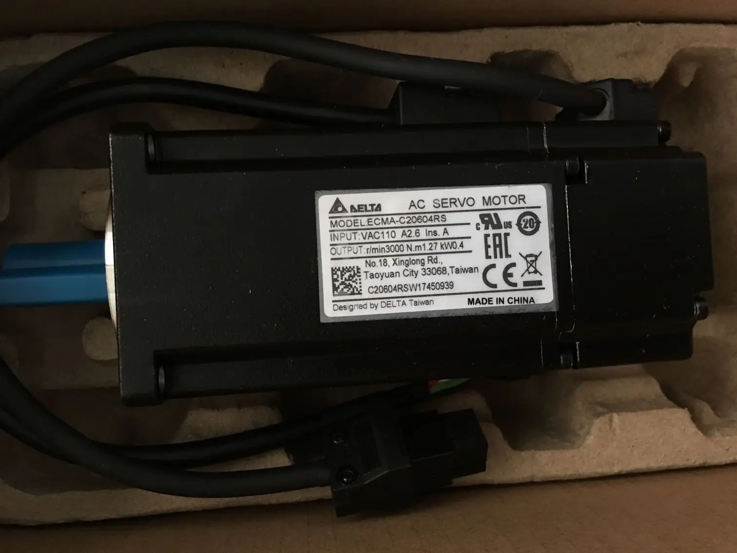 

Servo Motor 400W ECMA-C20604RS/ECMA-C10604RS.ECMA-C10604SS
