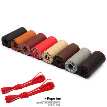 

Anti-wear Car Steering Wheel Covers/Universal 38cm Three-dimensional Breathable Anti-slip Steering-Wheel Sleeve Protector