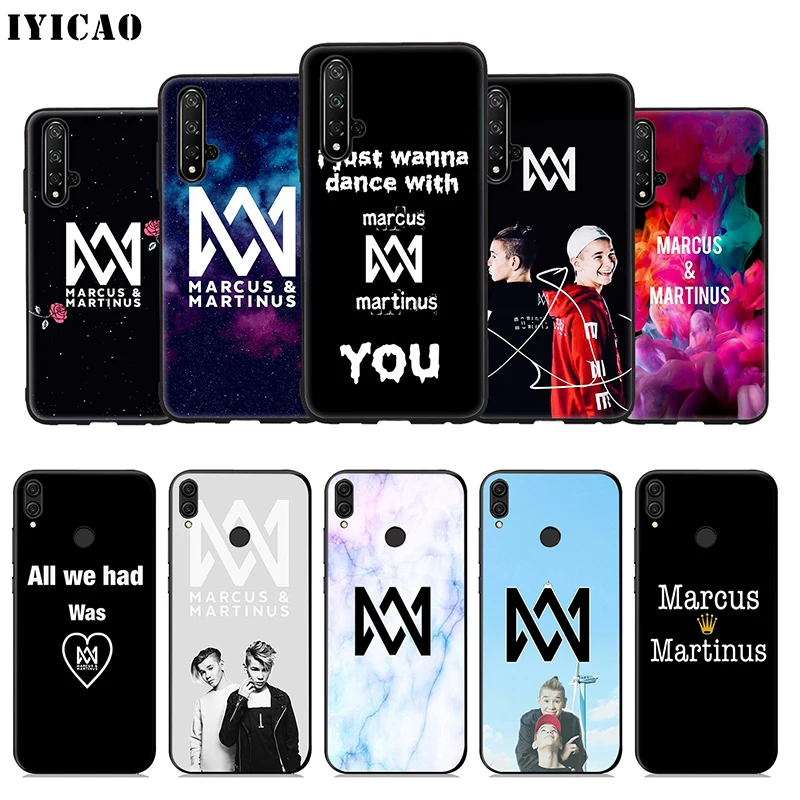 IYICAO Marcus &amp Martinus Soft Case for Huawei Honor 20 10 9X 9 8X 8C 8 7X 7A 6A Lite Pro View Note Phone Cover |