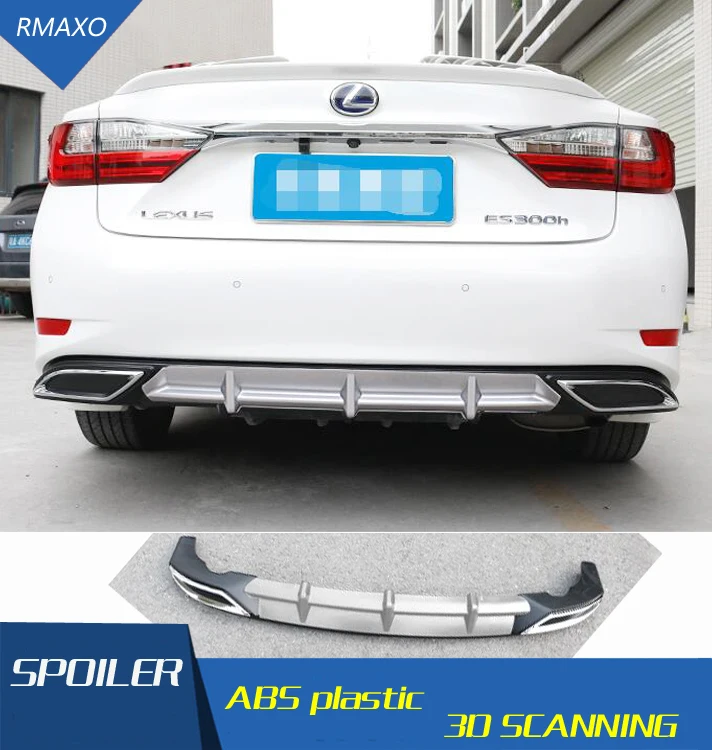 Задний спойлер для Lexus ES250 задний переднего бампера диффузор ES200 ES350 ABS 2015