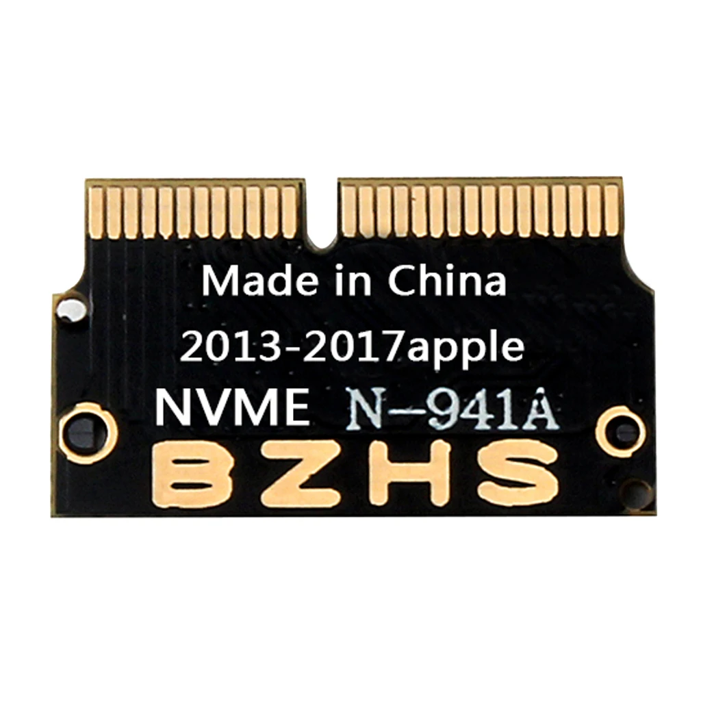 

M.2 NGFF AHCI NVMe SSD M Key Converter Adapter For MacBook 13-2017 12+16Pin
