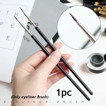 

1 Pc Hot Women Beauty Mink Hair Black Fine Eyeliner Brush Eyebrow Cream Brush Eyeliner Pen Makeup Brushes Eyes Cosmetic Tools