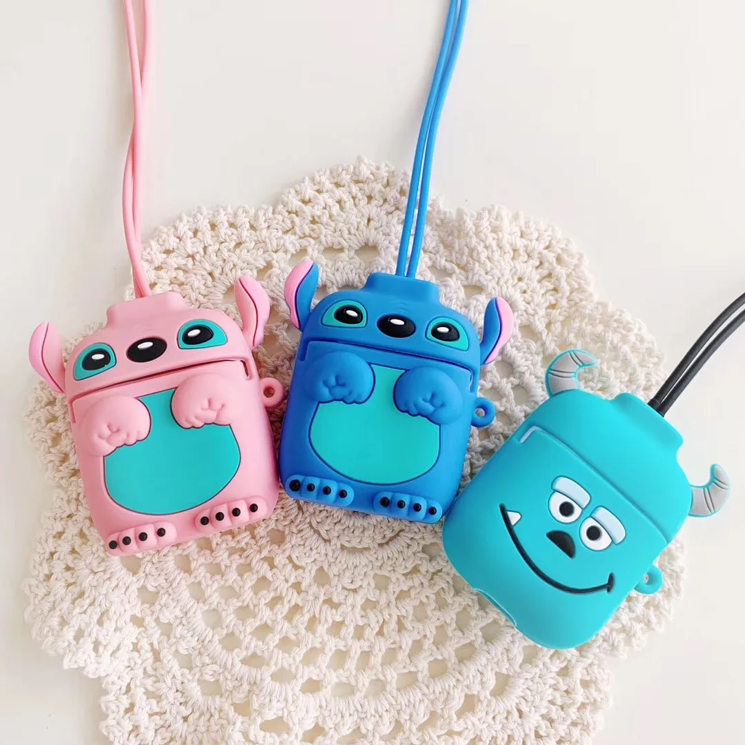 Для AirPods i30, для air pods 2, i12, tws, i10, i11, i9s, i60, милый мультяшный силиконовый чехол с защитой от потери, гарнитура для AirPods, чехол
