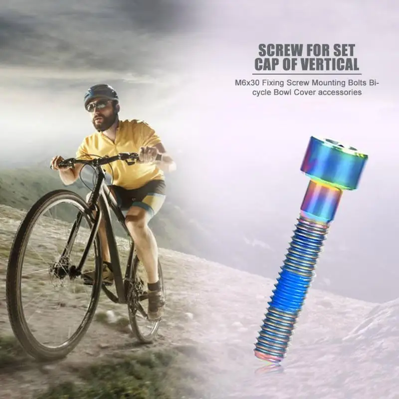 TOOPRE MTB велосипед чаша крышка удлинить крепежный винт M6x30 велосипедный болты для выноса руля