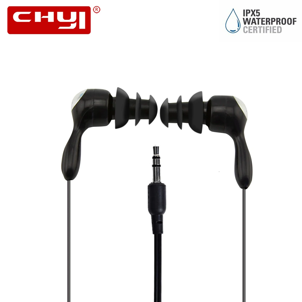 wired waterproof in-ear earphone