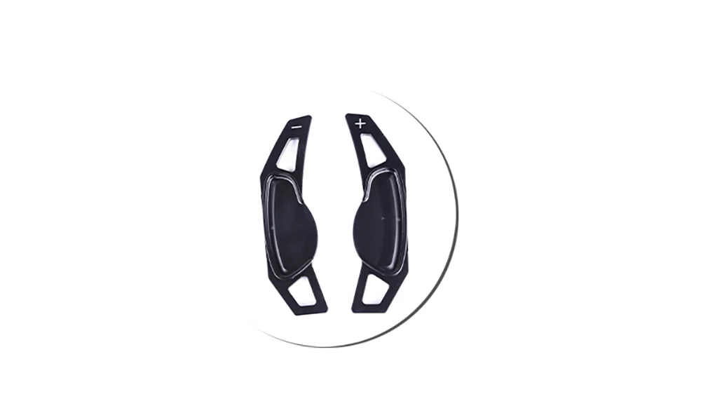 black 2 шт алюминиевый сплав Рулевое колесо для Mercedes Smart Fortwo Forfour 453 451 автомобильные аксессуары модификация автомобиля - Название цвета: black