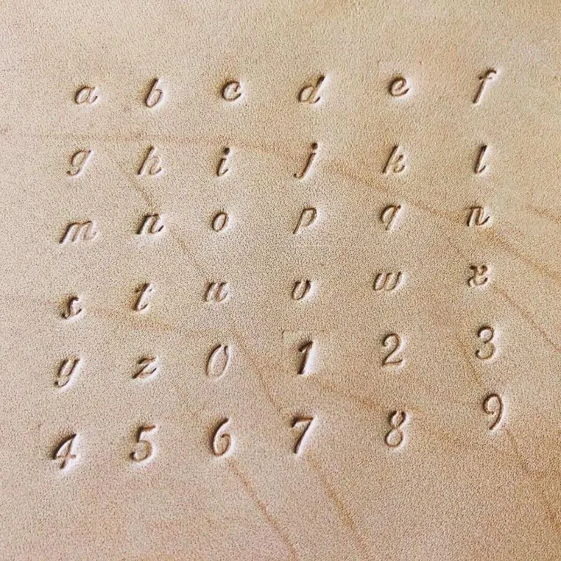 Best 36 Pcs Stamp Letter Number Stamp Punch Set Hardened Metal Wood Leather Punch Number Tool Leather Craft Stamp 6Mm
