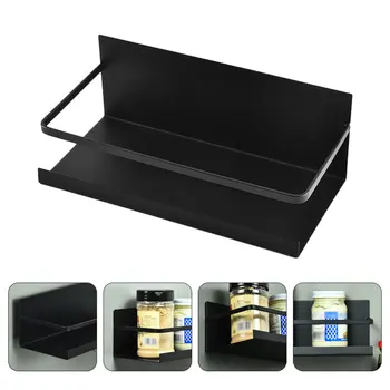 

Refrigerator Magnetic Storage Rack Punch- free Storage Shelf for Kitchen
