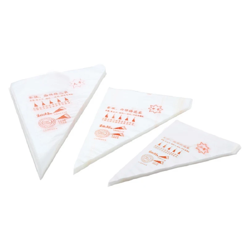 100PCS large size Pastry Bag Disposable Piping Bag Cake Decoration Icing Fondant Cake Cream Decorating Bakery Baking Tools