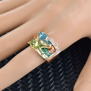 

Korean Jewelry New Frog Ring Features Hot Free Postage
