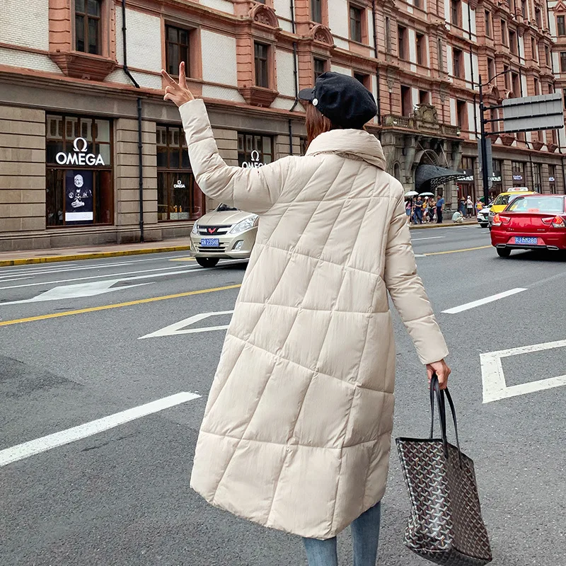 

Down Jacket Cotton-padded Clothes Women's Mid-length 2019 Winter New Style Korean Style Cotton-padded Clothes Women's Thick over