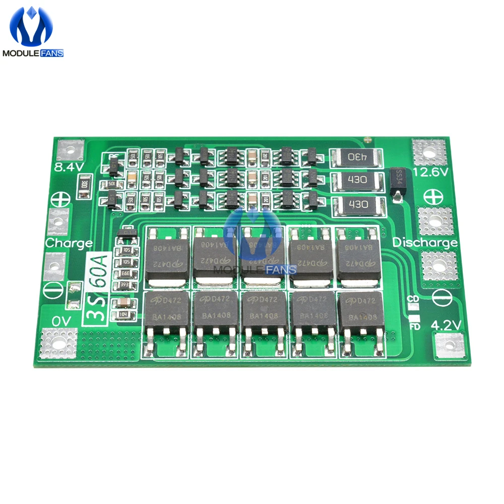 Enhanced Lithium Battery Protection & Balance Charger Board 12/24V