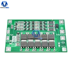 Enhanced Lithium Battery Protection & Balance Charger Board 12/24V (3S 60A Balanced)