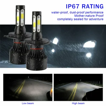 

Spotlight Headlights Waterproof Shockproof Replacement IP68 4-Sides 375000LM