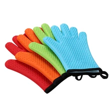 1/2 шт. силиконовые перчатки для микроволновой печи Прихватки Кухня термостойкие перчатки приготовление, Выпекание, барбекю печь перчатки Кухня аксессуары