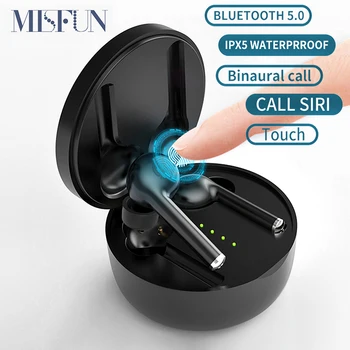 

Noise Canceling Earphone Headphone Sports TWS Stereo Bluetooth Earphone 5.0 True Wireless Headphones IPX5 Waterproof Headset