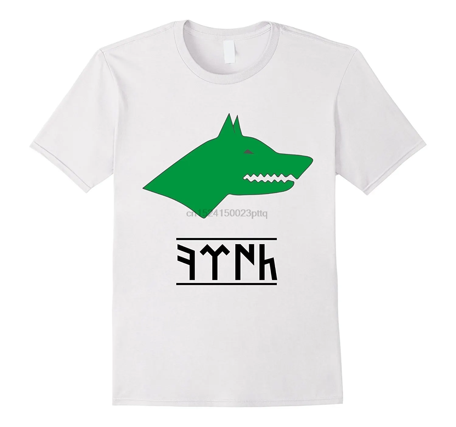 Gokturk Tshirt Grey Wolf Writing Cool Printed Funny Shirts Cartoon Hip Hop Shirt | Мужская одежда