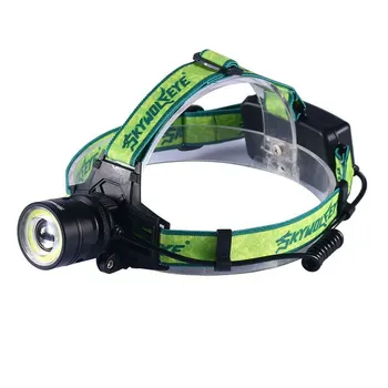 

LED T6+COB 4 Modes Zoomable Headlamp Rechargeable Headlight Hunting Working Head lamp 18650 Head Light