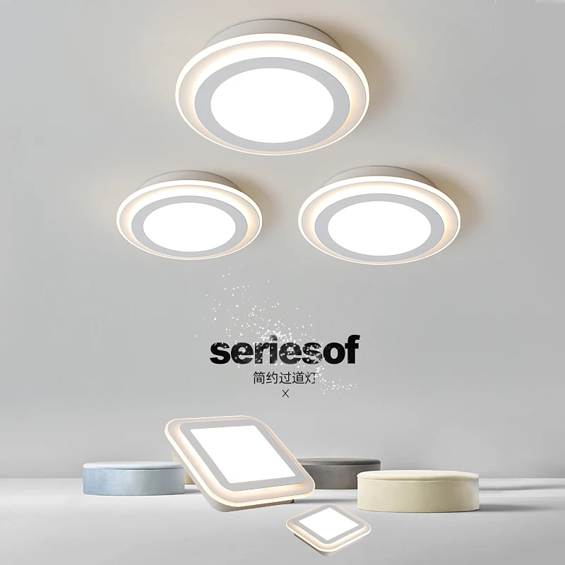 

modern LED Ultra-thin Ring bedroom ceiling lights for The door balcony aisle cloakroom ceiling lamp Deco AC85-265V