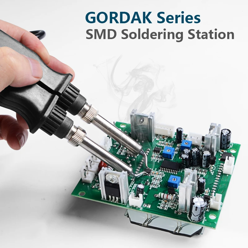GORDAK 902 паяльная станция с постоянной температурой двойной Железный зажим