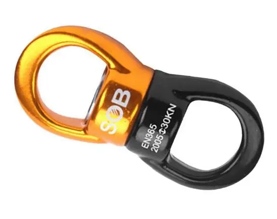 

10 Pcs Ball Bearing Climbing Swivel High Density Stage Rigging Climbing Compact 30KN Swivel
