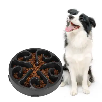 

Non-Slip Pet Dog Bowl Slow Feeder Portable Feeding Drinking Maze Dishes Prevent Obesity for Dogs Pets Slow Eating Supplies