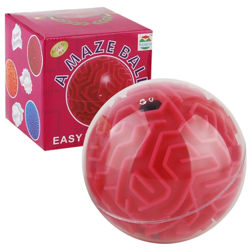 

Intelligence Simple Difficulty English Portable Magic Wisdom Ball Intellect Ball Fantasy 3D Perplexus UFO CHILDREN'S Toy