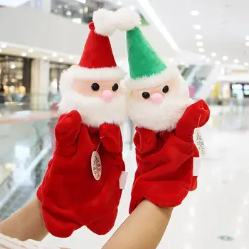 

37cm/14.6" Santa Claus Dolls Large Hand Christmas Gifts Baby Kids Fingers Dolls Props Xmas Decorations
