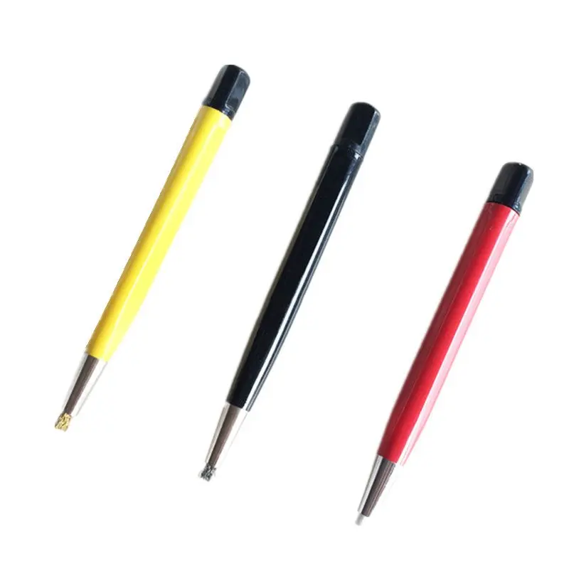 3PCS Fiberglass Brass Steel Scratch Brush Clean Pen Rust Dirt Remover Watch Tool