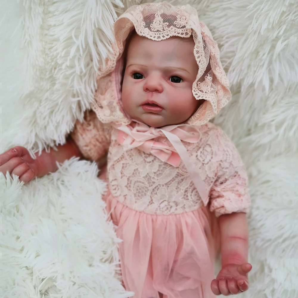 Изысканная коллекция Reborn baby, силиконовая кукла, 22 дюйма, набивное тело, настоящие Детские куклы-Новорожденные игрушки, подарок, bebe reborn bonecas