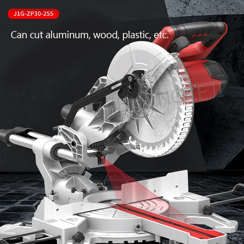 10 дюймов пила алюминиевая машина галстук бар торцовочная пила Высокая ...
