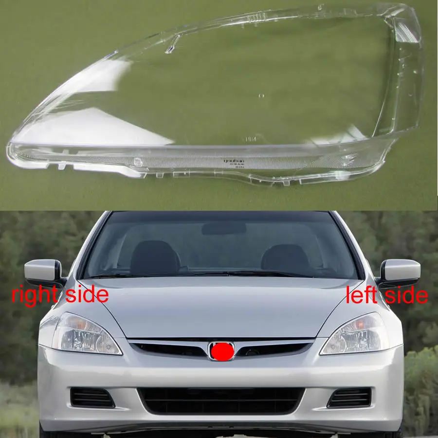 Стеклянный чехол для передней фары Прозрачный Абажур лампы Honda Accord Seven Generation 2 4 2003