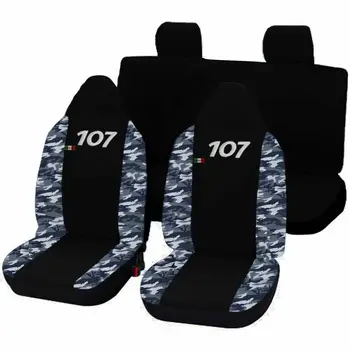 

COPRISEDILI AUTO SEDILE PEUGEOT 107 FODERE SPECIFICHE BICOLORE MIMETICO BLU