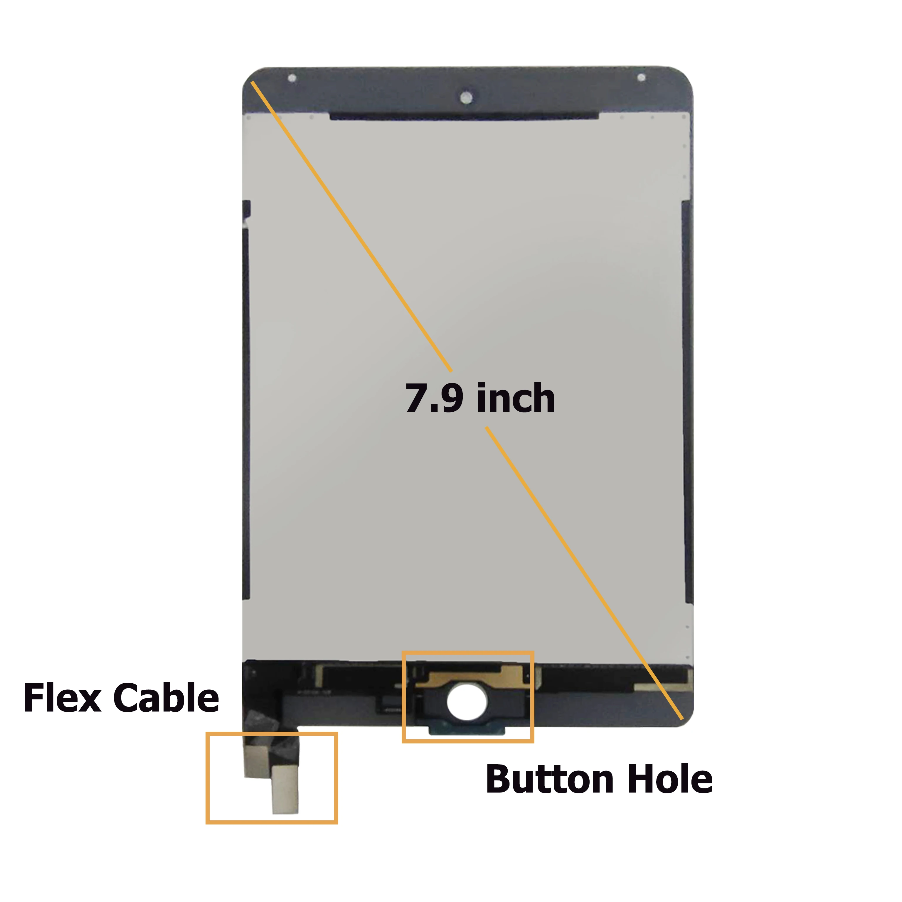 Ipad mini 4 a1538 a1550用の交換用lcdタッチスクリーン,aaa品質テスト