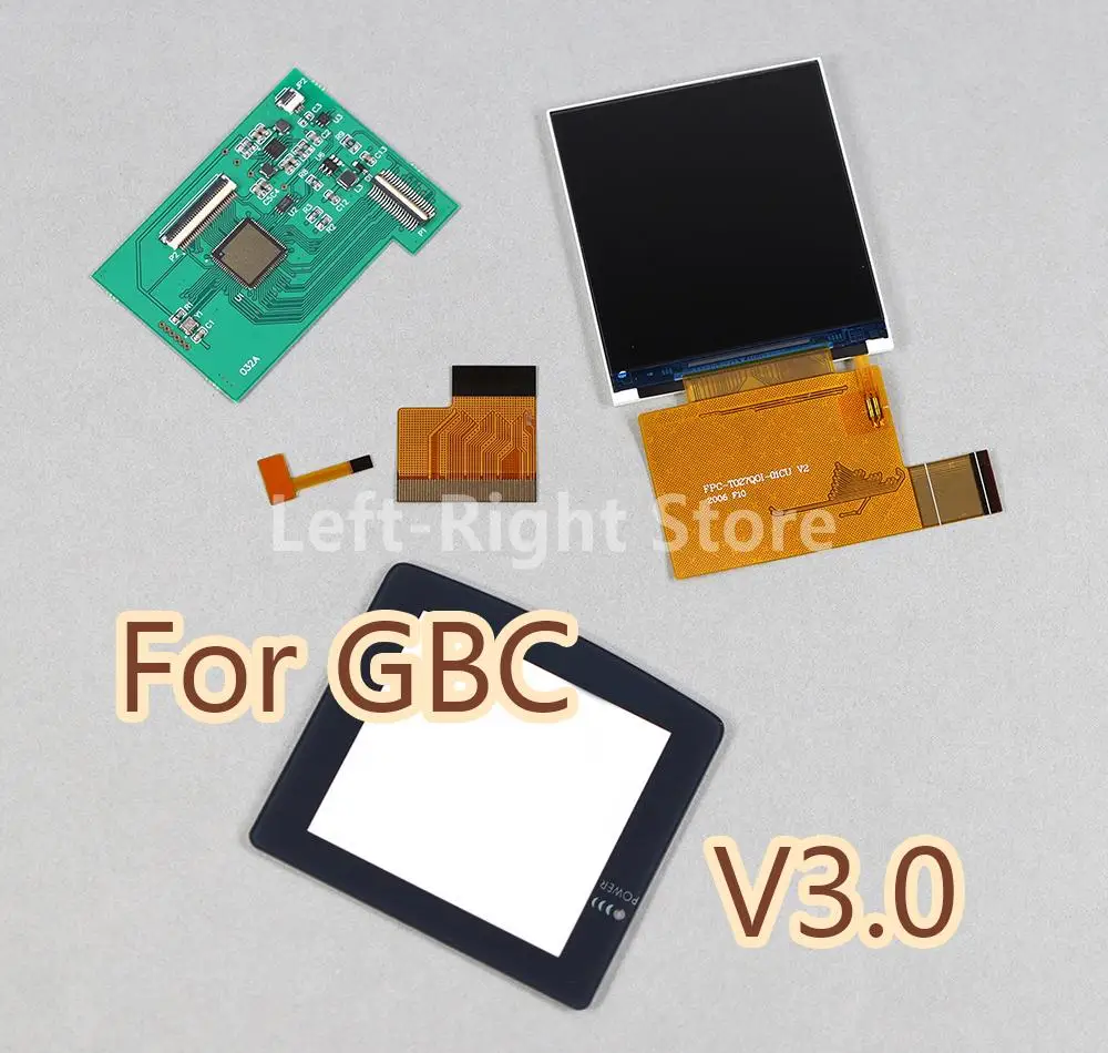 

1set Replacement Easy to install 2.6 " IPS high brightness LCD screen is suitable for Nintendo Gameboy color GBC V3.0