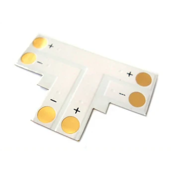

LEDLUX CL0733 4 PCs connector pitch 10mm T shape for stretching and bending strip Led Mono color width 10mm
