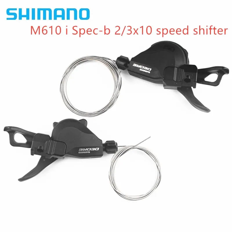Shimano Deore M610 i Spec b SL переключатель скорости 2x10 / 3x10 Набор рычагов переключения