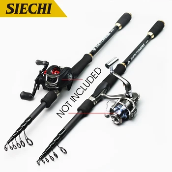 

Telescopic Fishing Rod Carbon Fiber Ultralight Carbon Fishing Spinning Casting Rod 1.8M 2.1M 2.4M 2.7M Lure Rod