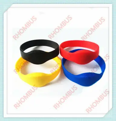 

RFID 125KHz EM4100 ID Color Waterproof Silicone Wristband Bracelet Tag(1pcs)