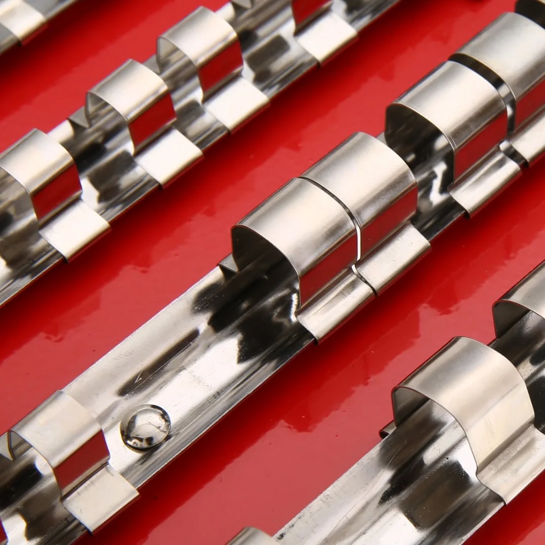 80 шт розетка для хранения Rail держатель 1/4 ''3/8 ''1/2'' Сталь стеллаж для хранения розетка зажимы лоток Органайзер стенд инструменты