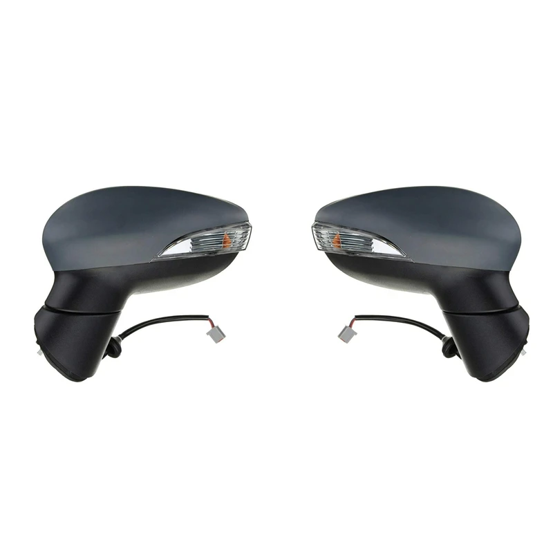 

1 Pair Electric Wing Door Mirror Passenger Side for Ford Fiesta MK7 2008-2012 Left/Right