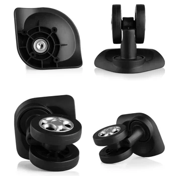 

360 Degree Rotation Wear Resistance Durable Swivel Luggage Replacement Universal Baggage Wheels Shockproof Accessories Silent