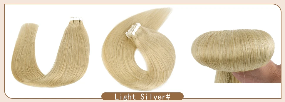 MINI Tape in hair Extensions Human hair Straight Machine Remy European Natural Seamless Skin Weft 10"-20" color mixture 10/20 pcs GOLDENWIGS BEST MINI Tape in hair Extensions Human hair Straight Machine Remy European Natural Seamless Skin Weft 10"-20"