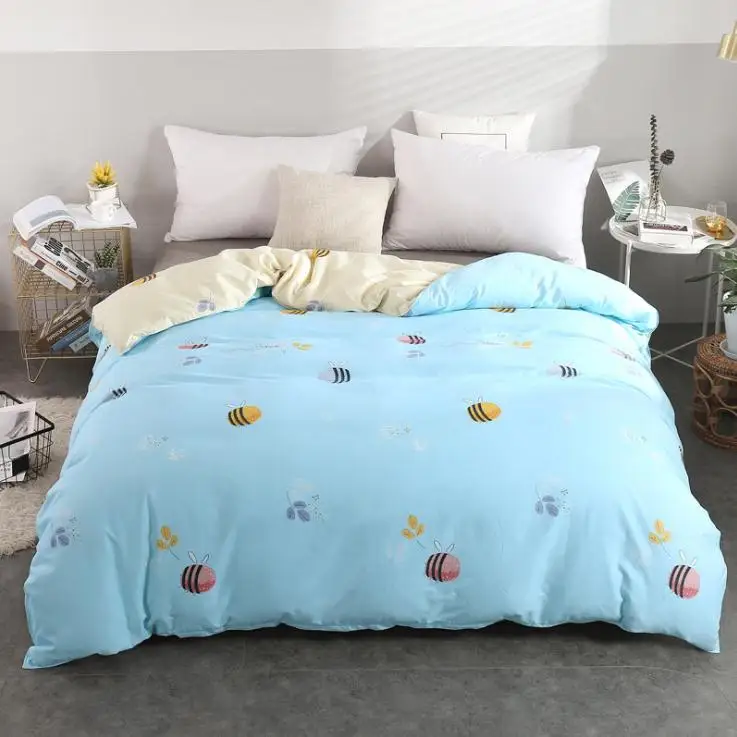 O 1 шт., хлопок, пододеяльник, с принтом, queen King size, пододеяльник, односпальная двуспальная кровать, для дома, постельные принадлежности, Артикул - Цвет: O