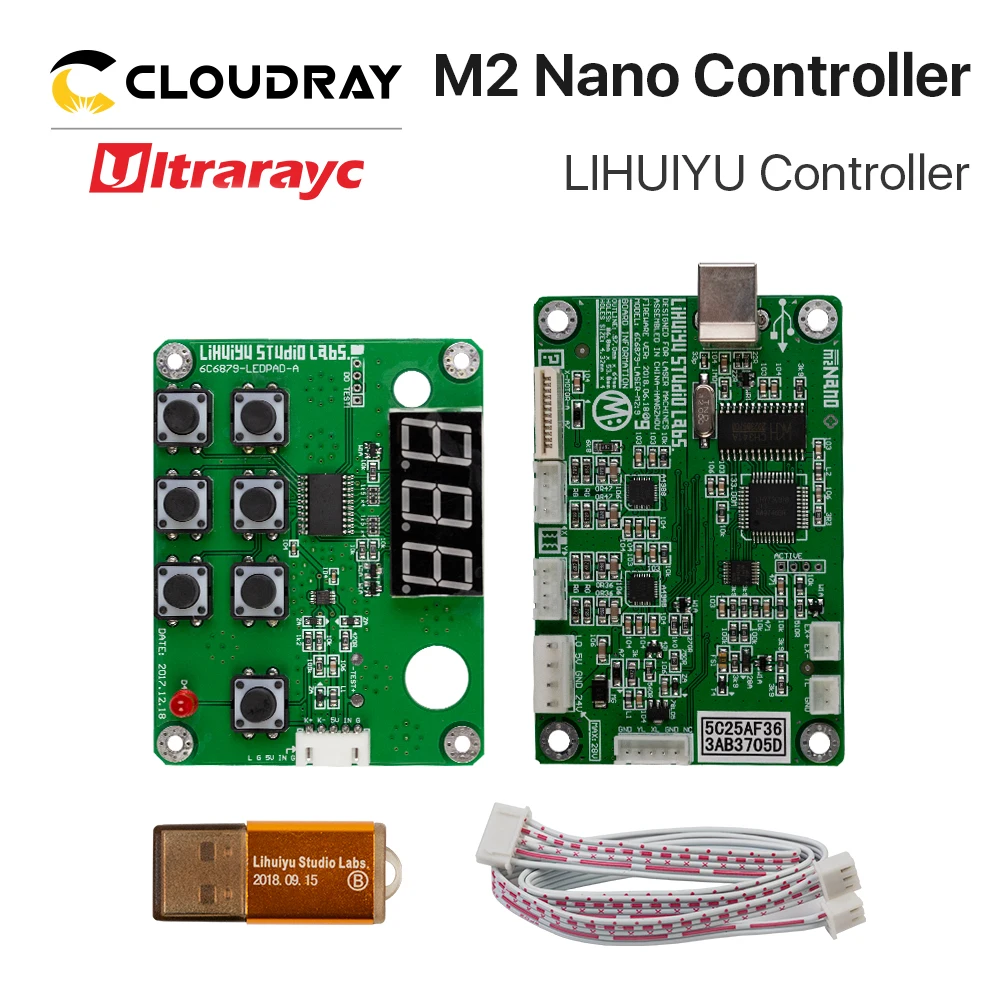 Ultrarayc LIHUIYU M2 Nano Лазерная плата управления материнская основная + панель ключ B